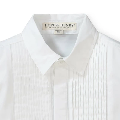 Hope & Henry Boys' Tuxedo Button Down Shirt, Infant 3 Hope & Henry Boys' Tuxedo Button Down Shirt, Infant
