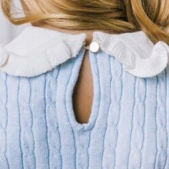 Hope & Henry Girls' Long Sleeve Cable Knit Peter Pan Collar Sweater Dress, Kids -Hope & Henry Sales GUEST 0540960b 0d72 4811 84e7 33c74abd44c5 1