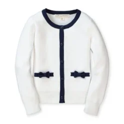 Hope & Henry Girls' Bow Pocket Cardigan, Infant -Hope & Henry Sales GUEST 0701ba47 3dd1 48f9 8c3a 33b6e3beb23f