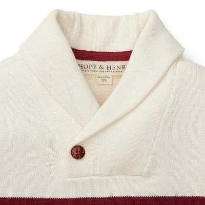 Hope & Henry Boys' Shawl Collar Sweater, Infant 3 Hope & Henry Boys' Shawl Collar Sweater, Infant