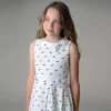 Hope & Henry Girls' Pleated Dress With Collar And Bow, Infant -Hope & Henry Sales GUEST 0b500e7c fbe8 4795 928e 741e41f78b50