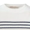 Hope & Henry Girls' Organic Cotton Breton Pullover Sweater, Infant