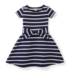 Hope & Henry Girls' Organic Cotton Tie-Waist Knit Dress, Infant -Hope & Henry Sales GUEST 0db1b00d 2e6e 461c 9007 e43fea4f6cde