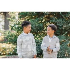 Hope & Henry Boys' Crewneck Pullover Sweater With Elbow Patches, Infant -Hope & Henry Sales GUEST 0e02126a ac60 49a1 bc27 c4330a0114ce