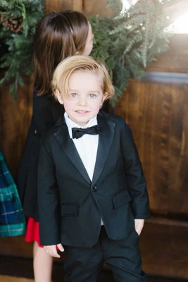 Hope & Henry Boys' Tuxedo Button Down Shirt, Infant 7 Hope & Henry Boys' Tuxedo Button Down Shirt, Infant - Image 5