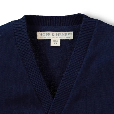 Hope & Henry Boys' Fine Gauge Cardigan, Kids 3 Hope & Henry Boys' Fine Gauge Cardigan, Kids
