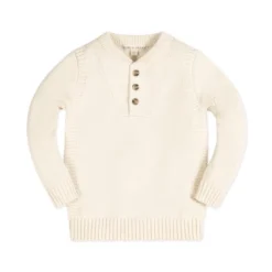 Hope & Henry Boys' Long Sleeve Henley Pullover Sweater With Rib Details, Kids -Hope & Henry Sales GUEST 1120278d 8594 4428 b363 c96612874d9e