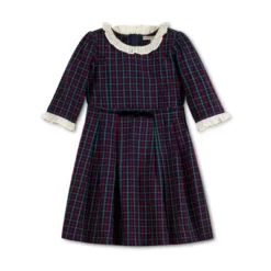 Hope & Henry Girls' 3/4 Sleeve Ruffle Trim Party Dress, Toddler -Hope & Henry Sales GUEST 1150fe01 f5f0 4993 8397 8f1682452504 1