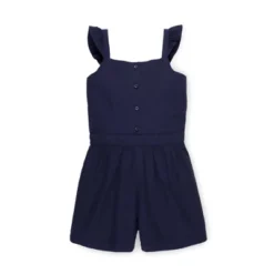 Hope & Henry Girls' Flutter Button Front Romper, Kids -Hope & Henry Sales GUEST 144a19eb 0f08 456b b795 4e29e2edb624 1