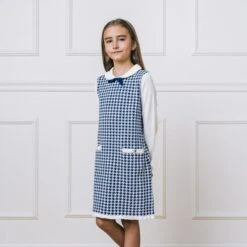 Hope & Henry Girls' Long Sleeve French Blocked Peter Pan Collar Sweater Dress, Kids -Hope & Henry Sales GUEST 152e802a 9b3f 413b 88ce 513b5251aa9a