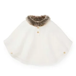 Hope & Henry Girls' Sweater Cape With Trim, Kids -Hope & Henry Sales GUEST 165f355d 9c22 4c4f b46c 754fb93e108b