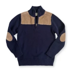 Hope & Henry Boys' Long Sleeve Half Zip Pullover Sweater With Corduroy Yoke, Infant -Hope & Henry Sales GUEST 180f0cdc 4a80 47b0 88ca ca793ec889ff