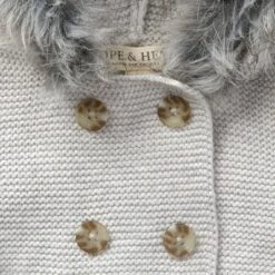 Hope & Henry Baby Faux Fur Hooded Sweater