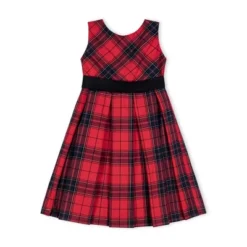 Hope & Henry Girls' Sleeveless Pleated Party Dress With Waist Sash, Infant -Hope & Henry Sales GUEST 1bf83cf5 31be 4020 996b 9708e324f502