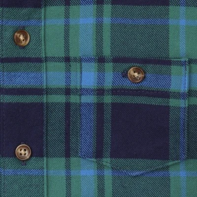 Hope & Henry Boys' Flannel Button Down Shirt, Infant 4 Hope & Henry Boys' Flannel Button Down Shirt, Infant - Image 2