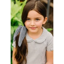 Hope & Henry Girls' Short Sleeve Peter Pan Collar Dress With Bow Details, Toddler -Hope & Henry Sales GUEST 25a4f405 c9d3 487f 8001 1f7fc524f924