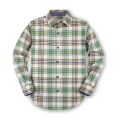 Hope & Henry Boys' Organic Cotton Long Sleeve Brushed Cotton Flannel Button Down Shirt, Kids -Hope & Henry Sales GUEST 2c68c478 5dc5 47d7 a0d0 289c7008ed98