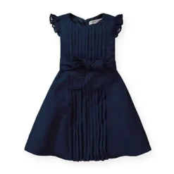 Hope & Henry Girls' Flutter Sleeve Pleated Dress With Bow Sash, Infant -Hope & Henry Sales GUEST 2cdc5cc7 cf04 415e b8cf dcc59cd37082