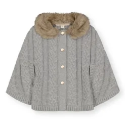 Hope & Henry Girls' Sweater Cape With Trim, Kids -Hope & Henry Sales GUEST 2e41d23d b48b 493f be55 679b35e7c4b4