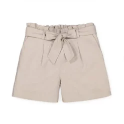 Hope & Henry Girls' Linen Pull-On Paperbag Shorts, Infant -Hope & Henry Sales GUEST 2efb9eb9 bae1 4cc2 96e8 cd37e826f950