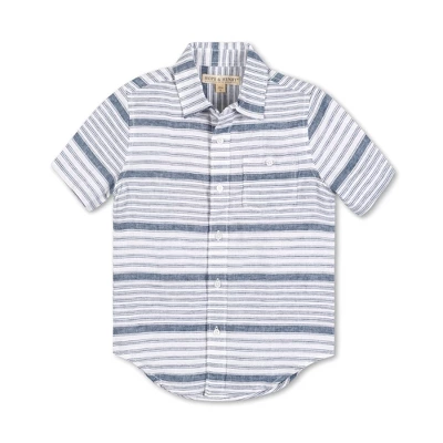 Hope & Henry Boys' Linen Short Sleeve Button Down Shirt, Kids 12 Hope & Henry Boys' Linen Short Sleeve Button Down Shirt, Kids - Image 10
