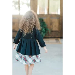 Hope & Henry Girls' Dressy Pleated Coat, Toddler -Hope & Henry Sales GUEST 3115fd82 5d27 491f b4ee 5fd5f3f5a318