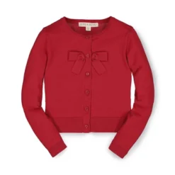 Hope & Henry Girls' Bow Front Cardigan, Infant -Hope & Henry Sales GUEST 3183e374 81c4 4a89 9bf3 2eb189a815bb