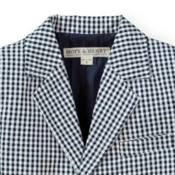 Hope & Henry Boys' Seersucker Suit Jacket, Toddler
