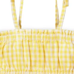 Hope & Henry Girls' Tie-Shoulder Wide Leg Jumpsuit, Kids