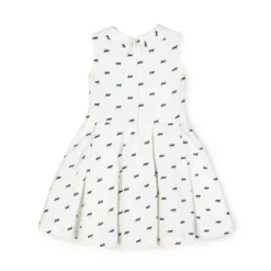 Hope & Henry Girls' Pleated Dress With Collar And Bow, Infant -Hope & Henry Sales GUEST 387b5f1a 6d0b 40fa b6df 570b95c3d2d6