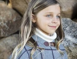 Hope & Henry Girls' Organic Cotton Sweater Cape, For Kids -Hope & Henry Sales GUEST 392952cd a1fb 46eb a7b3 254d09d8a113