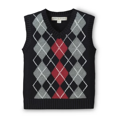 Hope & Henry Boys' V-Neck Sweater Vest, Infant 7 Hope & Henry Boys' V-Neck Sweater Vest, Infant - Image 5