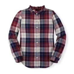Hope & Henry Girls' Long Sleeve Ruffle Collar Button Down Shirt, Toddler -Hope & Henry Sales GUEST 3c4bc04b 83f1 442e 99b1 8c39b74df9b8