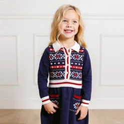 Hope & Henry Girls' Long Sleeve Nordic Fair Isle Sweater Dress, Infant -Hope & Henry Sales GUEST 3c515a1c 177c 4934 ab8e c4ff77201940