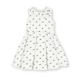 Hope & Henry Girls' Pleated Dress With Collar And Bow, Infant -Hope & Henry Sales GUEST 3e2fdbaa 1ec9 4c14 8cee 443873e5ac0e