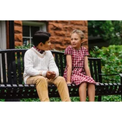 Hope & Henry Girls' Short Sleeve Button Back Schoolgirl Dress, Infant -Hope & Henry Sales GUEST 3ec3fc95 7bce 47e7 9fd0 0a92331b27f2