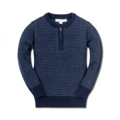 Hope & Henry Boys' Long Sleeve Henley Pullover Sweater, Infant -Hope & Henry Sales GUEST 3f1418ac 3f1e 4e8c 92ab 9ec149b78766