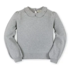 Hope & Henry Girls' Organic Cotton Long Sleeve Peter Pan Collar Sweater Pullover, Infant -Hope & Henry Sales GUEST 409c7f02 8259 47f9 8706 7b564f7367bf