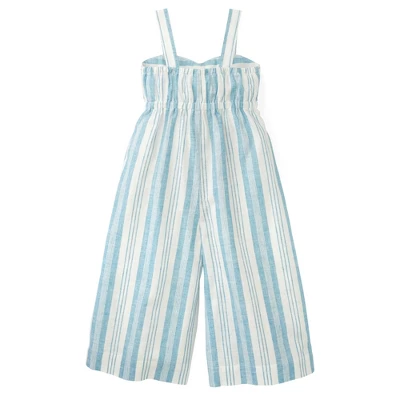 Hope & Henry Girls' Bow Front Wide Leg Jumpsuit, Infant 6 Hope & Henry Girls' Bow Front Wide Leg Jumpsuit, Infant - Image 4