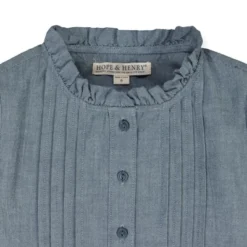 Hope & Henry Girls' Organic Cotton Pintucked Button Front Jumpsuit, Infant -Hope & Henry Sales GUEST 4431fcc9 596e 4dac 9aa7 b0be5fc865e9