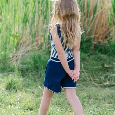 Hope & Henry Girls' Bow Shoulder Sweater Romper, Toddler 4 Hope & Henry Girls' Bow Shoulder Sweater Romper, Toddler - Image 2