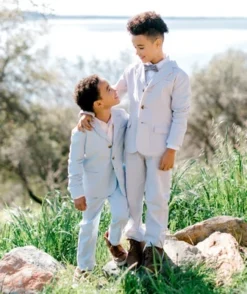 Hope & Henry Boys' Organic Cotton Seersucker Suit Pant, Toddler -Hope & Henry Sales GUEST 49ab3de9 1813 4c15 8b98 0efadea19f16 2