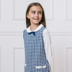 Hope & Henry Girls' Long Sleeve French Blocked Peter Pan Collar Sweater Dress, Kids -Hope & Henry Sales GUEST 4e0efdfa 4ca4 4d08 95c0 4c14a62fff6f
