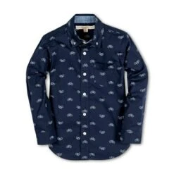 Hope & Henry Boys' Poplin Long Sleeve Button Down Shirt, Infant -Hope & Henry Sales GUEST 4e71e1d0 1e96 47e2 ad09 d7fe401e1e72