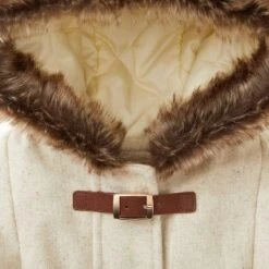 Hope & Henry Girls' Lightweight Hooded Wool Jacket With Trim, Kids -Hope & Henry Sales GUEST 4ee0d0d1 8bbf 475c b769 d8e29c147ecc