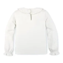 Hope & Henry Girls' Long Sleeve Ruffle Neck Knit Top, Infant -Hope & Henry Sales GUEST 4f721af3 02d2 42d1 945f 9fc5a5827fa7