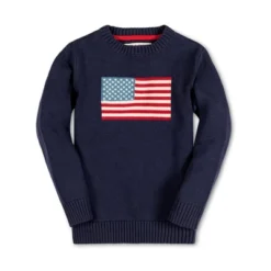 Hope & Henry Boys' Long Sleeve Flag Intarsia Crew Neck Pullover Sweater, Infant -Hope & Henry Sales GUEST 4fdc1ce6 6df6 45b7 a3b5 5162506da426 1