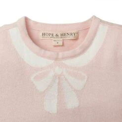 Hope & Henry Girls' Trompe L'oeil Sweater Dress, Infant