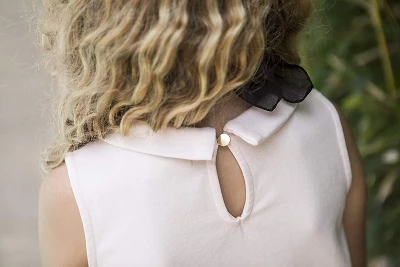 Hope & Henry Girls' Ponte Dress With Petite Collar, Infant 8 Hope & Henry Girls' Ponte Dress With Petite Collar, Infant - Image 6