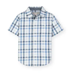 Hope & Henry Boys' Seersucker Short Sleeve Button Down Shirt, Kids -Hope & Henry Sales GUEST 55cb7f59 cec2 4b23 b64b bdeb7d18ffe6